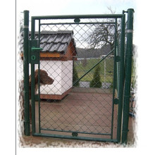 Powder Coated Chain Link Wire Mesh Fence Gate